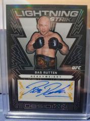 Bas Rutten [Gold] #OL-BSR Ufc Cards 2023 Panini Chronicles UFC Obsidian Lightning Strike Signatures Prices