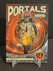 Ja'Marr Chase [Prizms No Huddle] #PO-6 Football Cards 2023 Panini Prizm Portals Prices