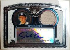 Josh Geer [Autograph Relic] Baseball Cards 2005 Bowman Sterling Prices