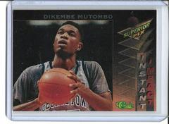 Dikembe Mutombo Basketball Cards 1995 Classic Superior Pix Instant Impact Prices