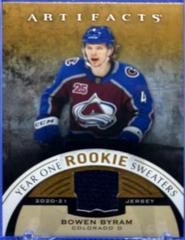 Bowen Byram #RS-BB Hockey Cards 2021 Upper Deck Artifacts Year One Rookie Sweaters Prices