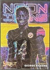 George Pickens [Gold] #NI-23 Football Cards 2022 Panini Select Neon Icons Prices