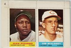 Jim Maloney, Juan Pizarro Baseball Cards 1964 Bazooka Stamps Prices