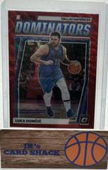 Luka Doncic [Red Wave] #4 Basketball Cards 2022 Panini Donruss Optic Elite Dominators Prices