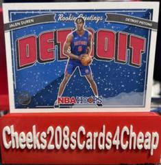 Jalen Duren [Winter] #13 Basketball Cards 2022 Panini Hoops Rookie Greetings Prices