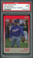 Nolan Ryan [All Star Stats Plastic] Baseball Cards 1991 Star Ryan Prices