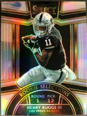 Henry Ruggs III [Prizm] Football Cards 2020 Panini Select Rookie Selections Prices