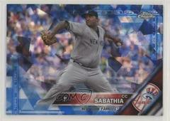 CC Sabathia Baseball Cards 2016 Topps Chrome Sapphire Prices