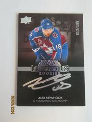 Alex Newhook Hockey Cards 2021 SPx UD Black Lustrous Rookie Signatures Prices