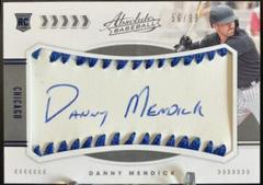 Danny Mendick [Material Signature Blue] #110 Baseball Cards 2020 Panini Absolute Prices