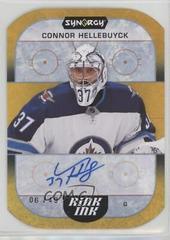 Connor Hellebuyck [Orange] #RI-CH Hockey Cards 2022 Upper Deck Synergy Rink Ink Autographs Prices
