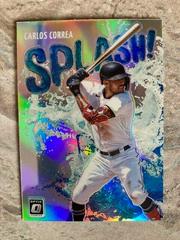 Carlos Correa [Holo] #SP-14 Baseball Cards 2022 Panini Donruss Optic Splash Prices