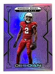 Marquise Brown [Purple Flood] #2 Football Cards 2022 Panini Obsidian Prices