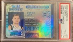 Luka Doncic #20 Basketball Cards 2022 Panini Contenders License to Dominate Prices