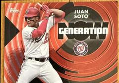 Juan Soto [Autograph] #GN-3 Baseball Cards 2022 Topps Generation Now Prices