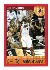 LeBron James [Red] #62 Basketball Cards 2013 Panini Hoops Prices