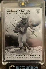 Quentin Johnston #WN-17 Football Cards 2023 Panini Black White Night Prices