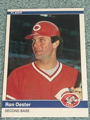 Ron Oester #475 Baseball Cards 1984 Fleer Prices