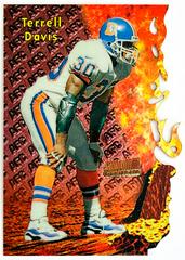Terrell Davis [Members Only] #T3a Football Cards 1997 Stadium Club Triumvirate II Prices