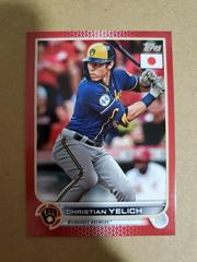 Christian Yelich [Red] #7 Baseball Cards 2022 Topps Japan Edition Prices