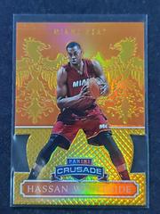 Hassan Whiteside Orange Die Cut #102 Basketball Cards 2014 Panini Excalibur Crusade Prices