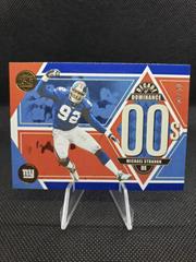 Michael Strahan [Blue] Football Cards 2022 Panini Legacy Decade of Dominance Prices