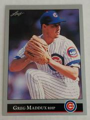 Greg Maddux #294 Baseball Cards 1992 Leaf Prices