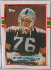 Steve Wisniewski Football Cards 1989 Topps Traded Prices
