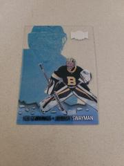 Jeremy Swayman #IC-23 Hockey Cards 2021 Skybox Metal Universe Ice Carvings Prices