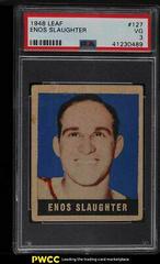 Enos Slaughter Baseball Cards 1948 Leaf Prices
