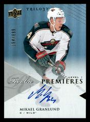 Mikael Granlund [Autograph] #113 Hockey Cards 2013 Upper Deck Trilogy Prices