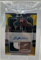 DeVonta Smith [Gold] #RPA-DS Football Cards 2021 Panini Prizm Rookie Patch Autographs Prices