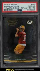 Aaron Rodgers [Retail Foil] #192 Football Cards 2005 Panini Donruss Throwback Threads Prices