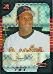 Sammy Sosa [Xfractor] #135 Baseball Cards 2005 Bowman Chrome Prices