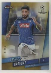 Lorenzo Insigne [Gold Refractor] Soccer Cards 2019 Finest UEFA Champions League Prices