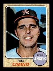 Pete Cimino #143 Baseball Cards 1968 Topps Milton Bradley Prices