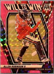Allen Robinson II [Pink Fluorescent] #WW-13 Football Cards 2021 Panini Mosaic Will to Win Prices