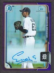 Endrys Briceno [Purple Refractor] Baseball Cards 2015 Bowman Chrome Autograph Prospect Prices