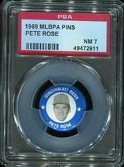 Pete Rose Baseball Cards 1969 MLBPA Pins Prices