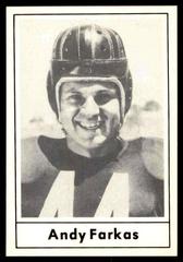Andy Farkas Football Cards 1977 Touchdown Club Prices