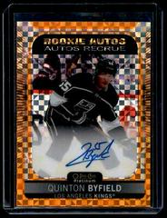 Quinton Byfield [Orange Checkers] #R-QB Hockey Cards 2021 O-Pee-Chee Rookie Autographs Prices