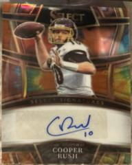 Cooper Rush [Tie Dye] #S-CR Football Cards 2023 Panini Select Draft Picks Signatures Prices