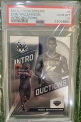 Zion Williamson #5 Basketball Cards 2019 Panini Mosaic Introductions Prices