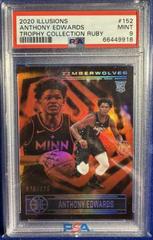 Anthony Edwards [Ruby] Basketball Cards 2020 Panini Illusions Prices