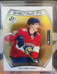 Anton Lundell [Gold] Hockey Cards 2021 SP Authentic Spectrum FX Prices