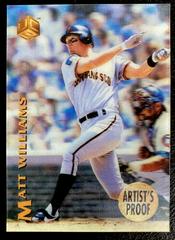 Matt Williams [Artist's Proof] Baseball Cards 1995 Sportflix UC3 Prices