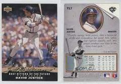 David Justice ##T17 Baseball Cards 1992 Upper Deck Ted Williams' Best Hitters Future Prices