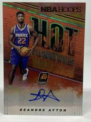 Deandre Ayton Basketball Cards 2018 Panini Hoops Hot Signatures Rookies Prices