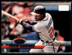 Deion Sanders #408 Baseball Cards 1993 Stadium Club 1st Day Production Prices