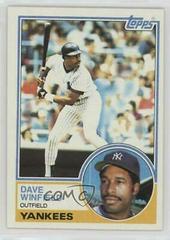 Dave Winfield Baseball Cards 1983 Topps Prices